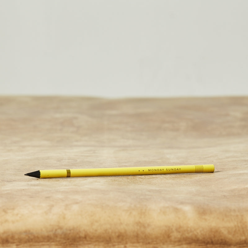 Monday Sunday Blyant - Gul / 18 cm Pens & Pencils Yellow