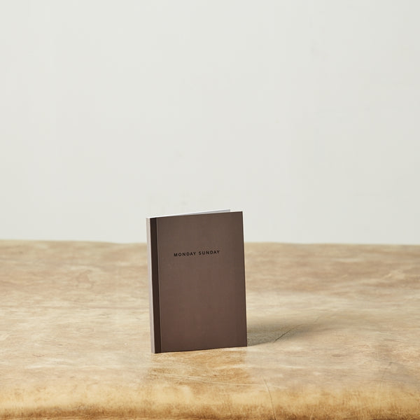 Monday Sunday Notesbog - Brun / A6 Notebooks Grey