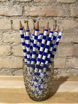 Monday Sunday Pencil - Stripes Pens & Pencils Blue/White 451